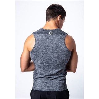 Mens Sports Vest in Grey - XLAlternative Image4