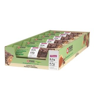 Vegan Protein Bars 12 x 45g - Chocolate Peanut CaramelAlternative Image1