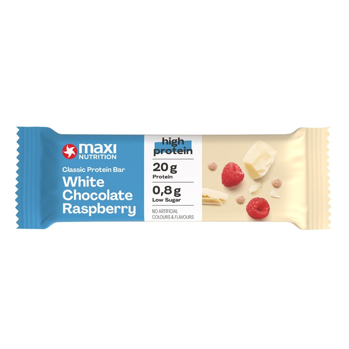 Classic High Protein Bars White Chocolate Raspberry x 24 Tray