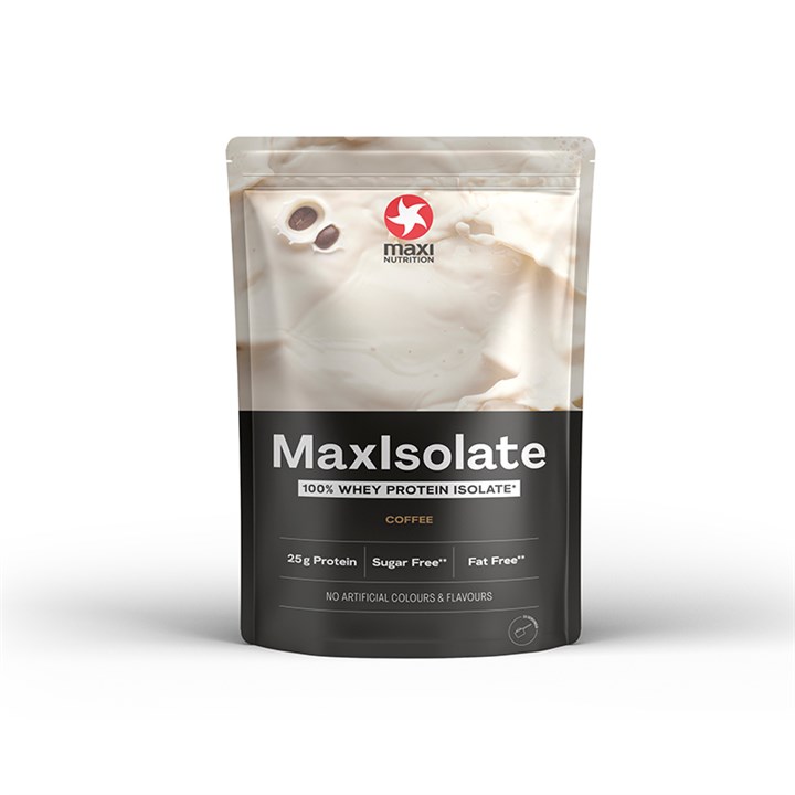 MaxIsolate Coffee 1kg Whey Protein (WPI) - Short Dated