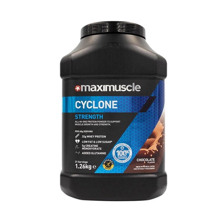 Cyclone All-in-One Protein Powder 1.26kg Tub - Chocolate