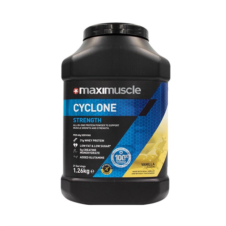 Cyclone All-in-One Protein Powder 1.26kg Tub - Vanilla