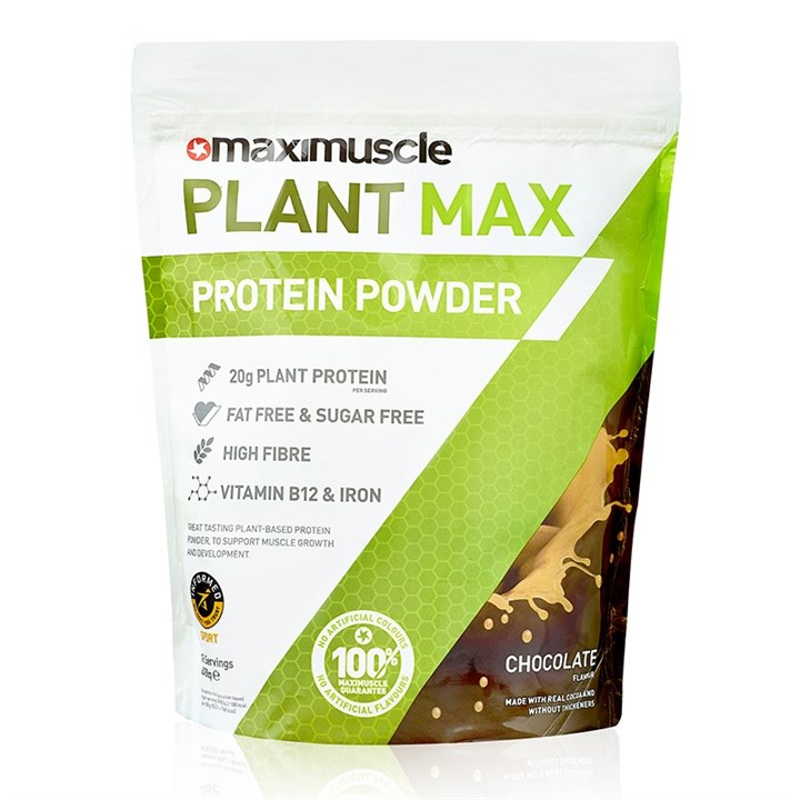 Plant Max Vegan Protein Powder 480g Pack (BBD: 27/07/2023)