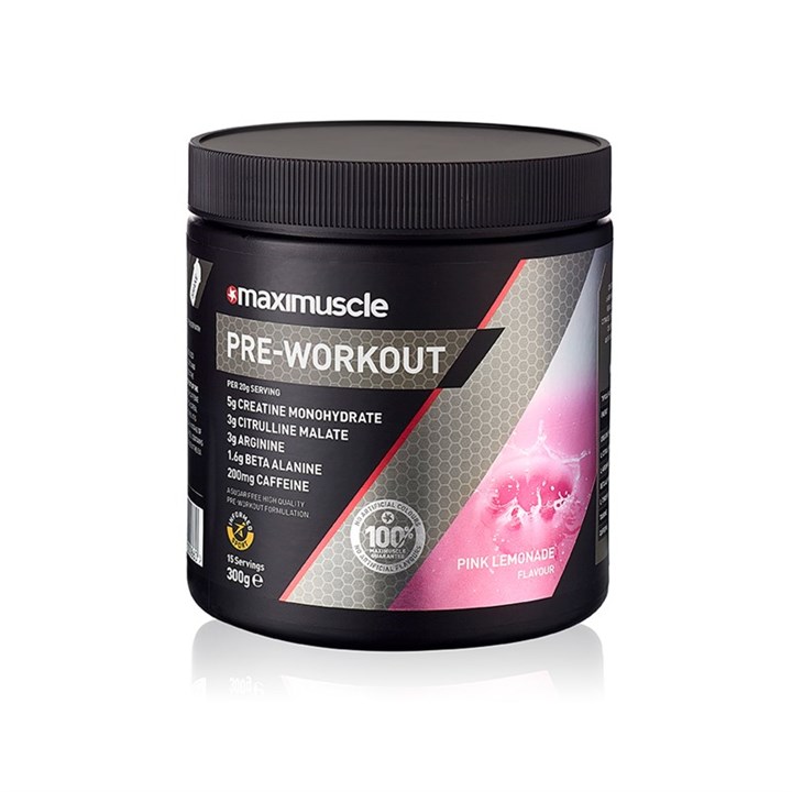 Pre-Workout Powder 300g Pack - Pink Lemonade
