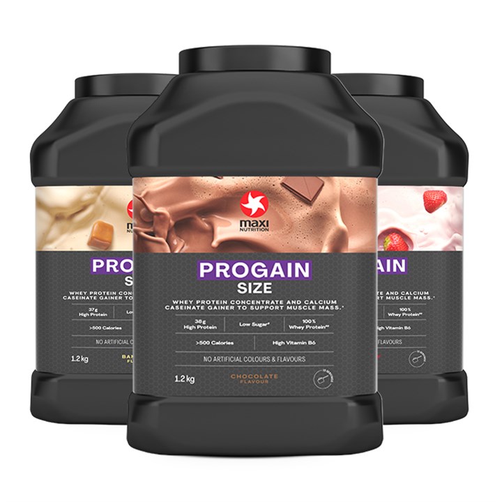 Progain Protein Powder 3 x 1.2kg Tubs Mass Bundle