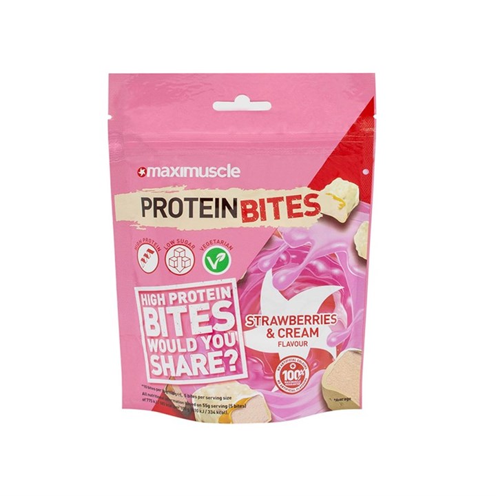 Strawberries and Cream Protein Bites 110g Bag
