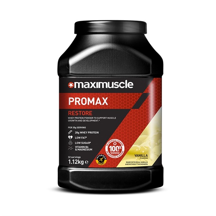 Promax Restore Protein Powder 1.12kg Tub - Vanilla