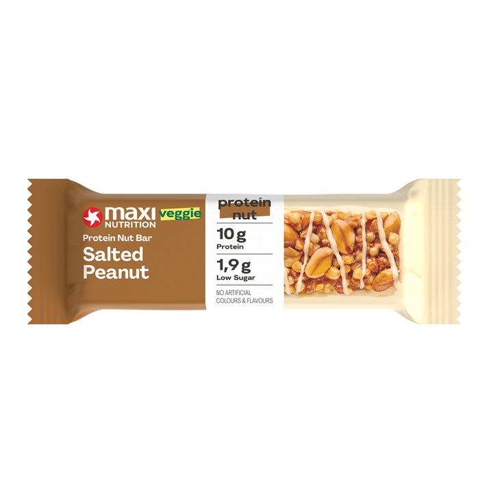 Protein Nut Bars Salted Peanut x18 Tray - Short Dated