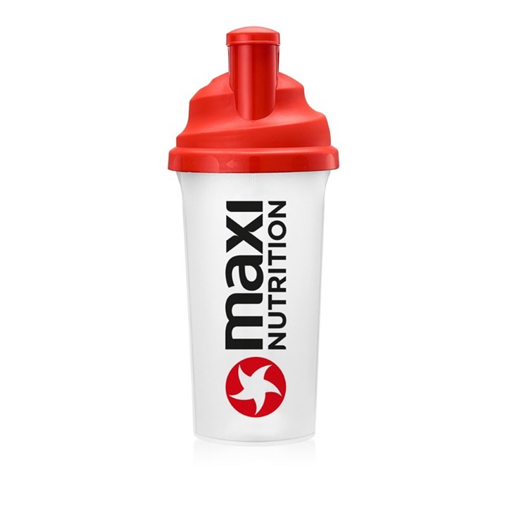 Original Screw Cap Protein Shaker 700ml in Red and Clear