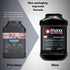 Comparison of Maxi Nutrition Cyclone Strength protein powder packaging, showing new and previous designs.