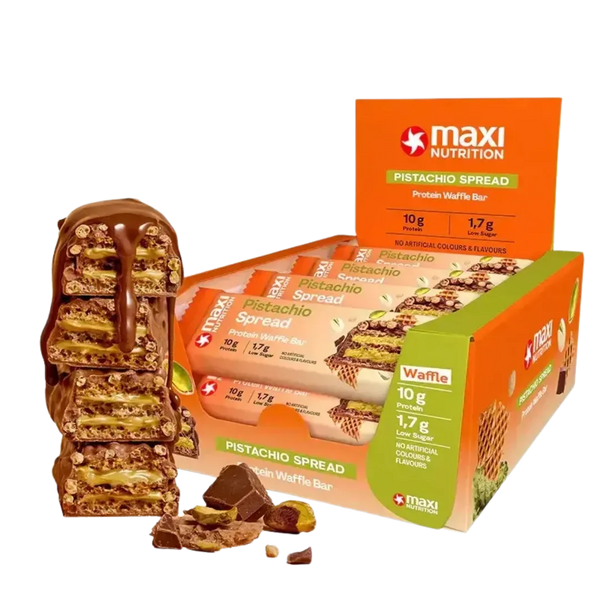 Pistachio Spread Waffle Protein Bars 12 x 39g