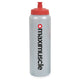 MaxiMuscle 1 Litre Red and Grey Sports Water Bottle