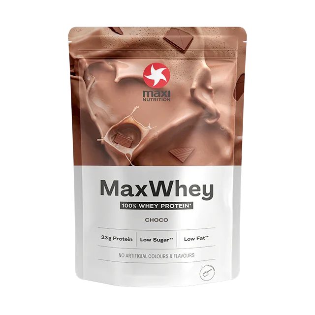 MaxWhey Chocolate - Choco flavor protein powder by Maxi Nutrition