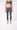 Womens Knit Leggings Grey/Peach