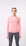 Womens Melange Long Sleeve Top Peach