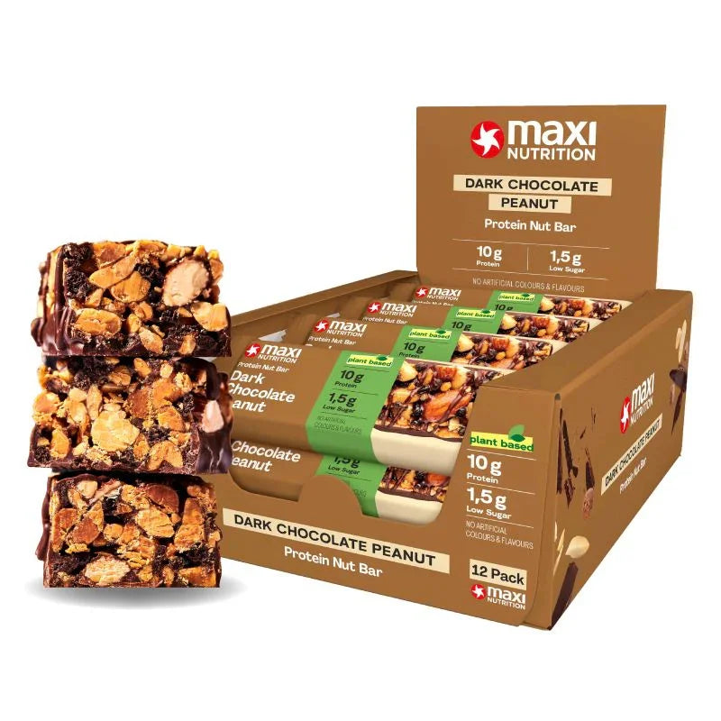 Protein Nut Bars 12 x 46g - MaxiNutrition
