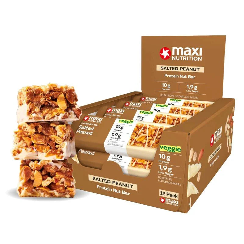 Protein Nut Bars 12 x 46g - MaxiNutrition