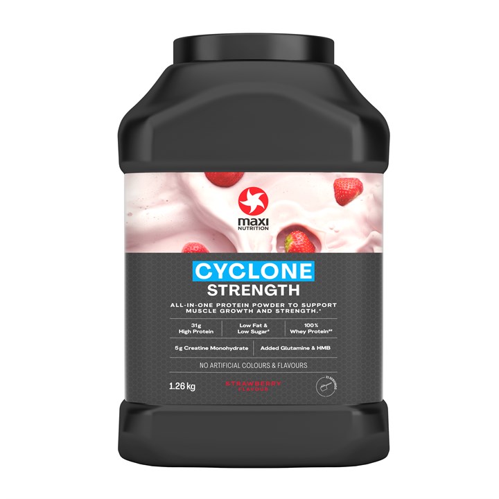 Cyclone All-in-One Protein Powder 1.26kg Tub - Strawberry